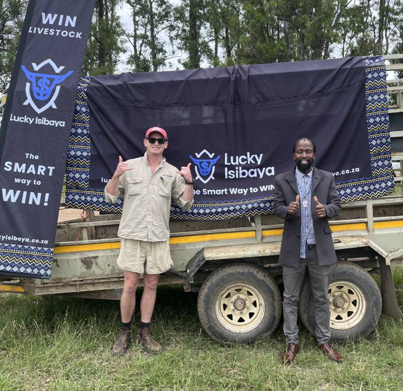 Mr Bonginkosi Masondo with his prize
